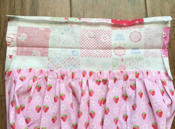 Farm Fresh Apron Tutorial: Finishing waistband