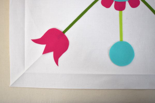 Spring Table Topper Tutorial by Erika Mulvenna